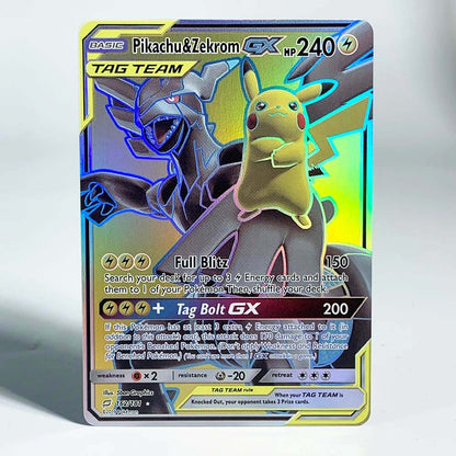 Pokemon Ancient Mew Collection Card Mew Classic Limited Anime Cards Zekrom Reshiram Victini Holographic Proxy Card Gift Toys