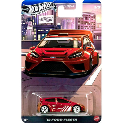 Nova Série Hot Wheels Silver Compact Kings Modelos de Carros Colecionáveis em Escala 1:64 Ford Honda Civic Subaru WRX Mazda Nissan de Liga Leve