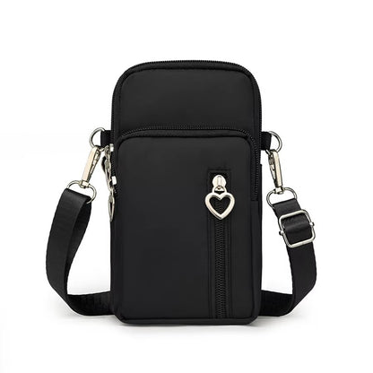 Men's multi-functional and women's simple mobile phone small bag, a niche crossbody bag for daily commuting