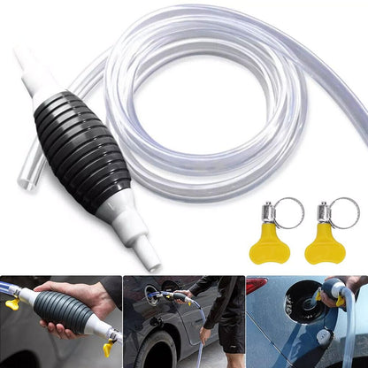Bomba Manual de Combustível de Mão Bomba de Sucção para Tanque de Carro Transferência de Óleo Bomba de Combustível Gasolina Diesel Líquido Bomba Manual Sifão Economia de Combustível para Gás Gasolina