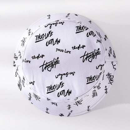 Bucket Hats For Men Women Korean Style Print Cap Panama Hat Sandbeach Sunhat Fishing Hat Fisherman Cap for Hip Hop Bob Gorro