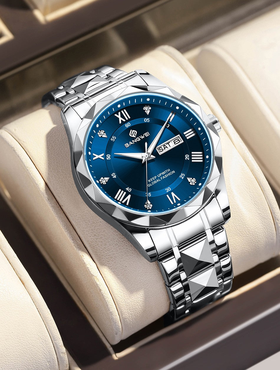 BANGWEI Woman Watch Luxury Elagant Classic Fashion ClockBusiness Casual Date Stainless Waterproof Luminous Quartz Ladies Watches