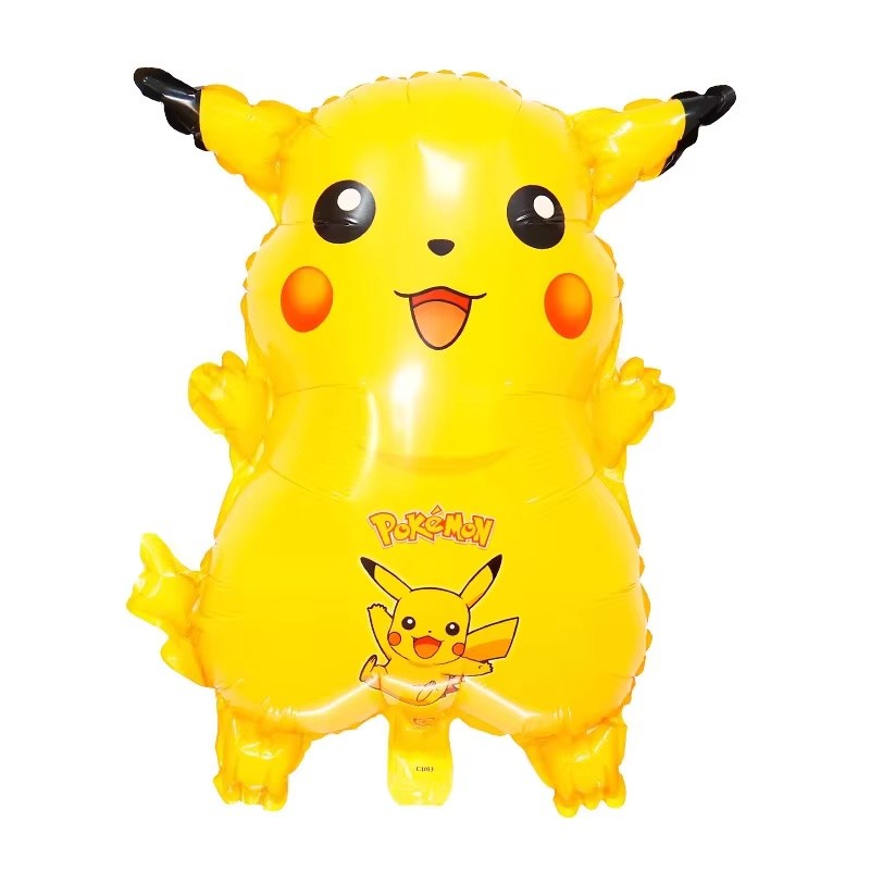 Pokemen Pikachu Foil Balloon Birthday Party Decoration supplies for Kids Birthday Party Home Decor Supplie Baby Shower Balloon G