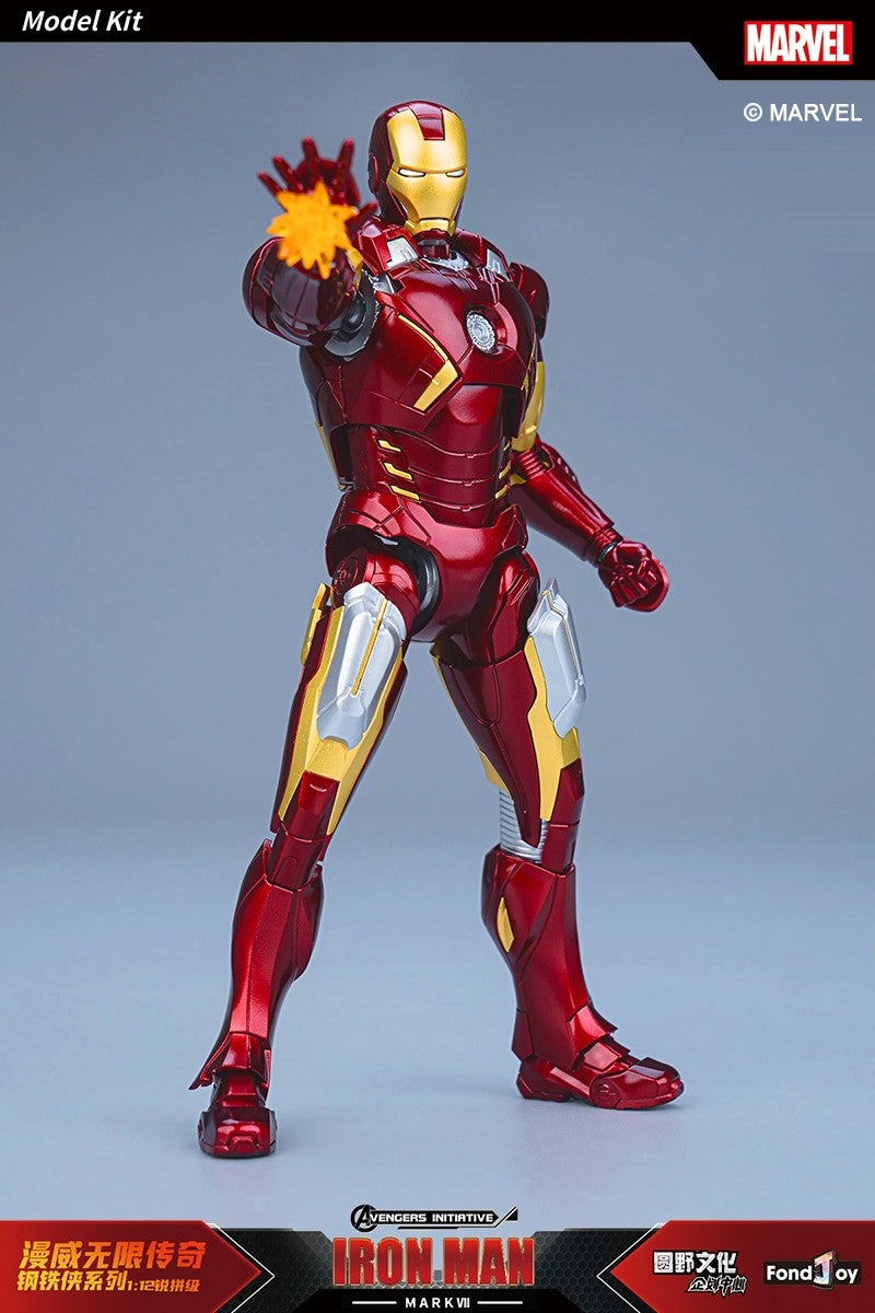 Fondjoy The Avengers Iron Man MK6 Joints Moveable Action Figures Toy 15cm ABS Material Model Toy Boy Birthday Gifts Hoilday Gift