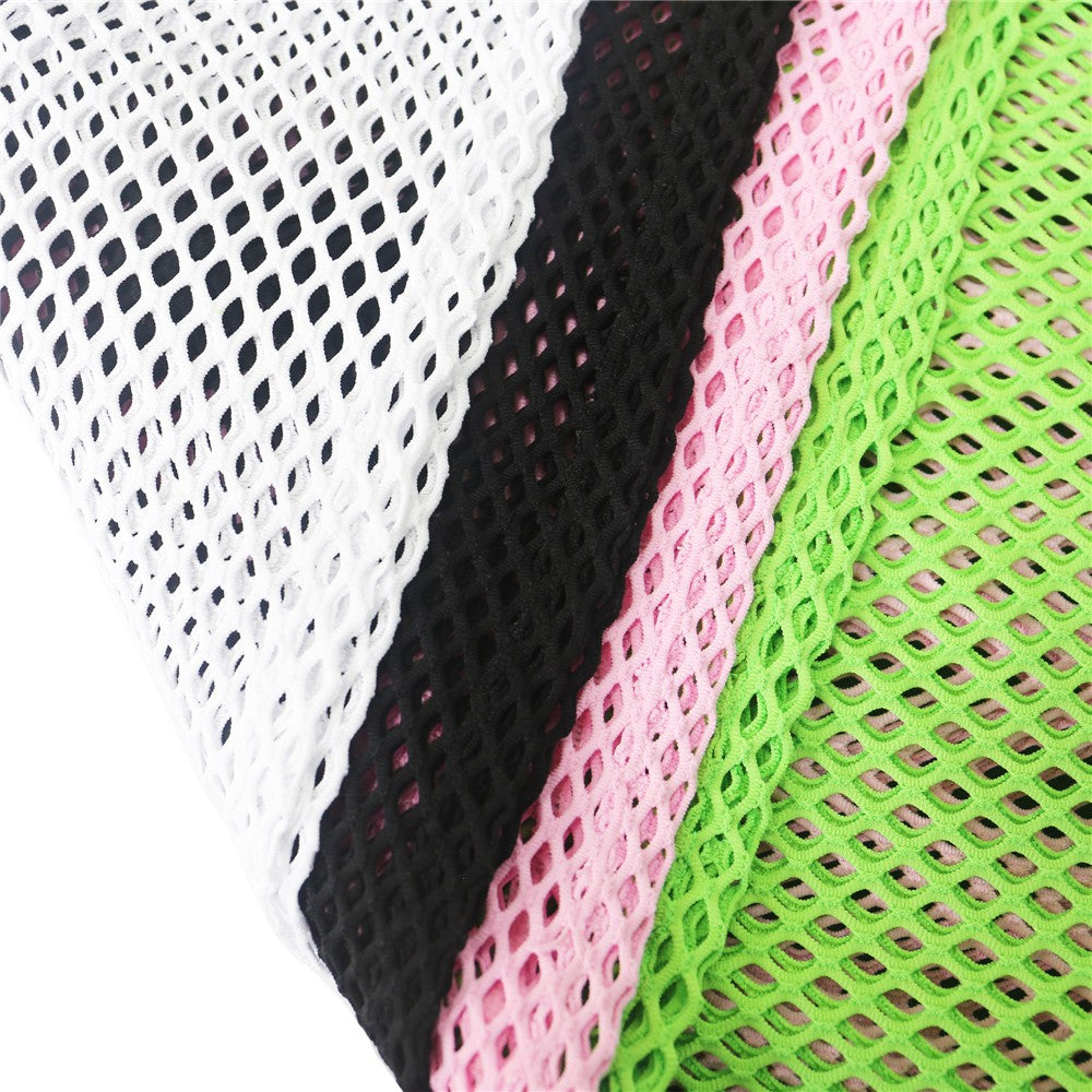 Mens Transparent Fishnet Crop Top Sexy Mesh Hollow Out Tank Tops Gym Fitness Sleeveless Undershirts T-shirts Nightclub Mini Vest