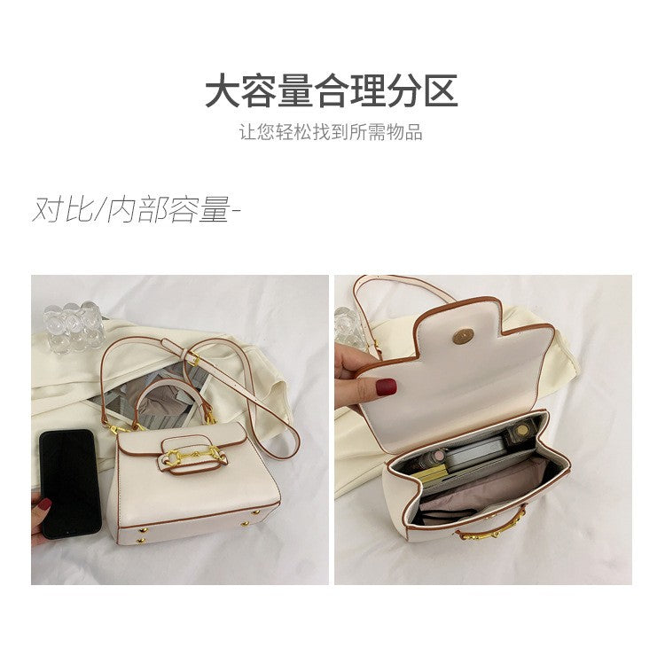 Acessórios femininos de fivela de couro metal com chapéu de feltro de pele com top côncavo e convexo, chapéu fedora e conjunto de bolsa combinando, estilo retrô