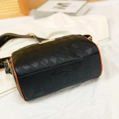 New Luxury High Quality Women Messenger Bag Famous Designer Lady Shoulder Bags Fashionable Checkered Trendy Crossbody Sac A Main