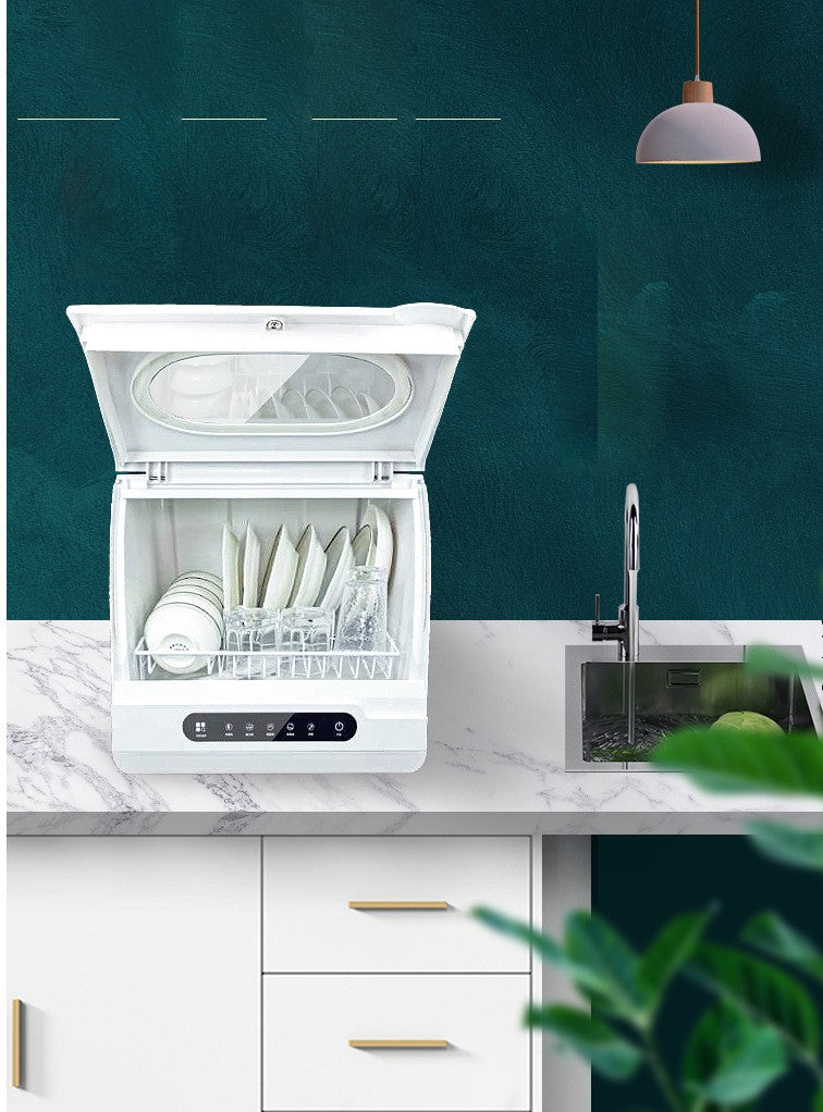 Smart home dishwasher that disinfects and dries in one and can also be used as a fruit and vegetable machine