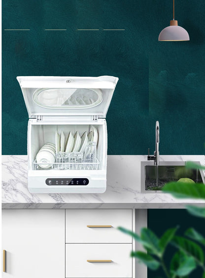 Smart home dishwasher that disinfects and dries in one and can also be used as a fruit and vegetable machine