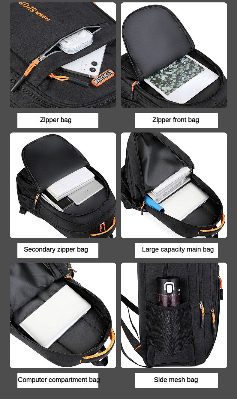 Mochilas Masculinas Oxford À Prova D'Água Mochila Para Notebook Bolsa Executiva Casual Viagem Mochila Escolar Para Ensino Médio