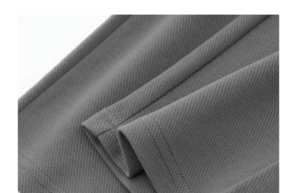 Men's Casual Pants Solid Elastic Waist Pocket Drawstring Loose Straight Sports Versatile Trouser Male Sweatpant Solid Breathable