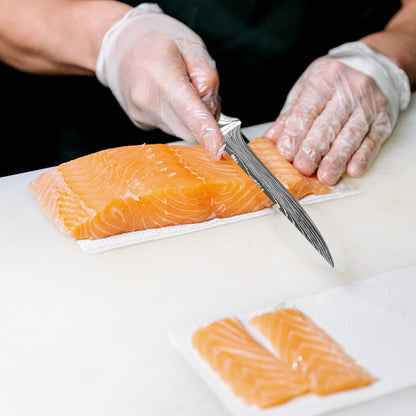 Conjunto de Facas de Chef 1-10 Peças Facas de Cozinha Padrão Damasco a Laser Faca Japonesa Santoku Afiada Cutelo Faca Utilitária para Fatiar