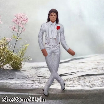 Abstract Michael Jackson Figure Creative Rat Jerky Doll Stuffed Ornament Bendable Rat Jerky Figurine Props Laoshu Gan Doll