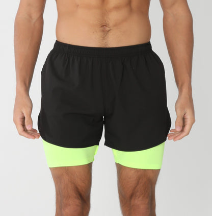 Gym Shorts Men Running Shorts with Liner Pockets Towel Loop Quick Dry Lightweight Workout Men's Breathable Athletic Sport Shorts