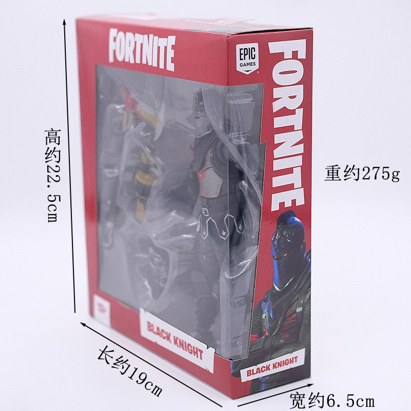Fortnite Raptor Cavaleiro Negro Soldado Caveira Líder do Esquadrão Abraço Boneco de Ação Decoração de Quarto Brinquedos Presente para Crianças