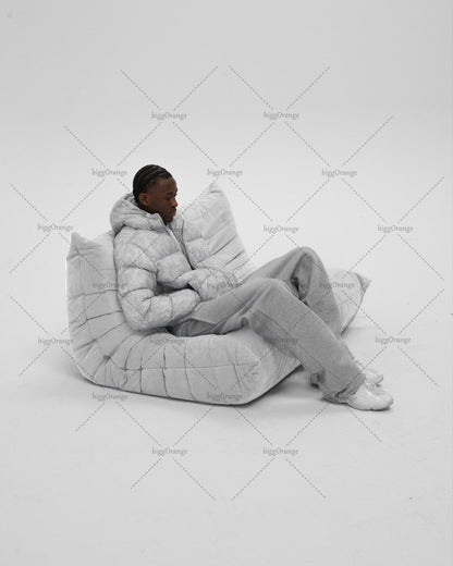 Autumn and Winter Trendy Casual Streetwear Harajuku Camouflage Waterproof Zipper Hooded Jacket Men Retro Loose Warm Coat Women