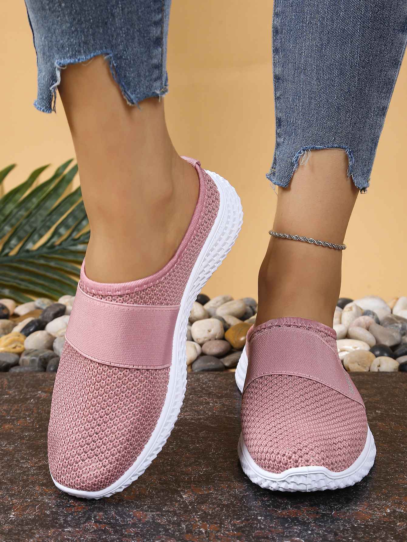women's shoes Solid Color Mules,  women's summer shoes free shippiing shoes Slippers for women Comfortable and breathable
