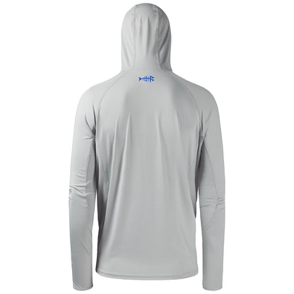 Camisa de Pesca Masculina Bassdash UPF 50+ de Manga Longa com Máscara e Capuz Protetor de Pescoço UV para Manter a Cabeça e o Rosto Aquecidos em Atividades ao Ar Livre, Caminhada e Corrida