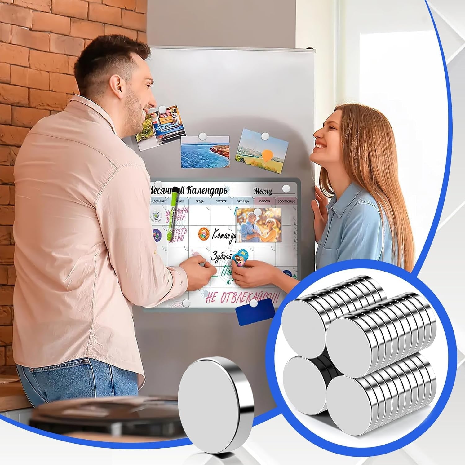 50 Pieces Magnets For 3D Printing,4x2 5x2 6x2 8x2 10x2mm Mini Magnets For 3D Printing,Refrigerator,Office, DIY, Crafts