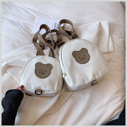 Mochilas Infantis de Lona, Bolsas Escolares de Jardim de Infância, Urso, Coelhinho, Coreana, Antiperda, Bolsas Infantis para Meninas, Meninos, Mochilas Infantis para Viagem