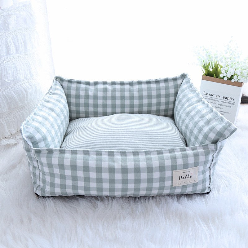 Cama para Cães e Gatos, Casa Canil para Cães de Pequeno e Médio Porte, Sofá para Gato, Cama para Dormir, Mobília, Suprimentos para Animais de Estimação, Acessórios