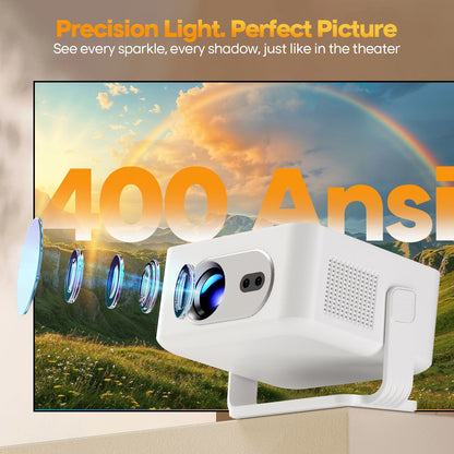 Magcubic Auto Focus Android 14 Portable Projector 8K 400ANSI WiFi 6 Projector Support Full HD 720P Home Outdoor Cinema Max HY300