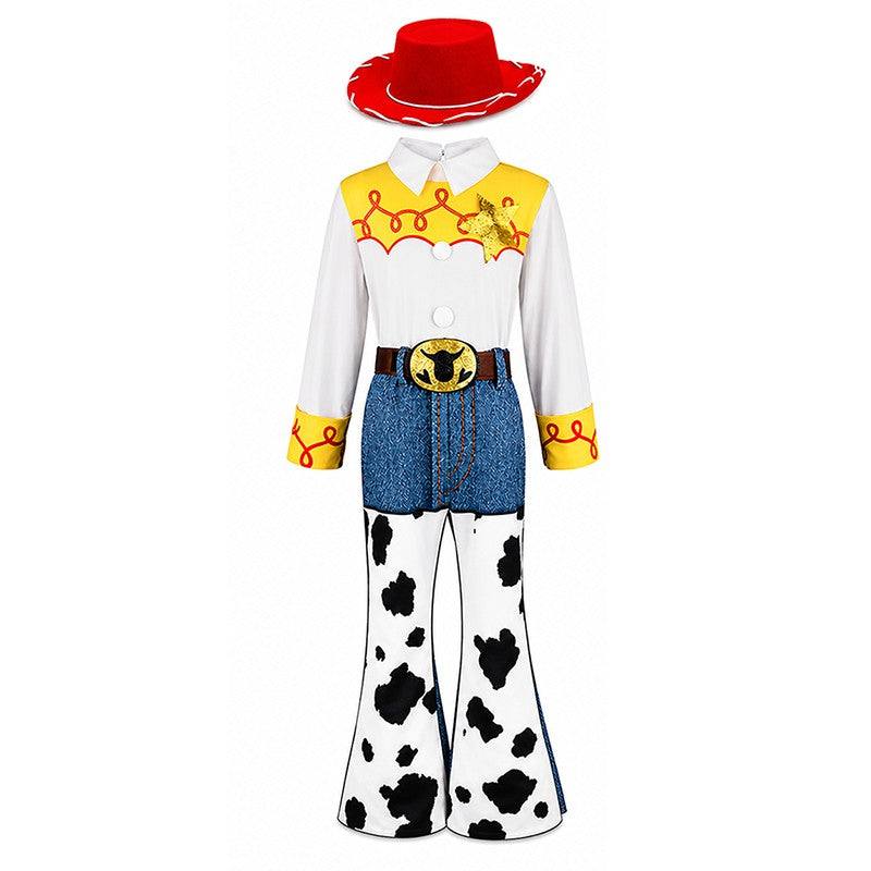 New Toy Cosplay Story Woody Costume Halloween Anime Movie Trish Sheriff Cowboy Cosplay Costume Cosplay Costume
