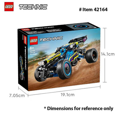 LEGO 42164 Technic Buggy de Corrida Off-Road Montável, Brinquedo Legal para Meninos, Meninas e Crianças de 8 Anos que Adoram Corridas de Rally