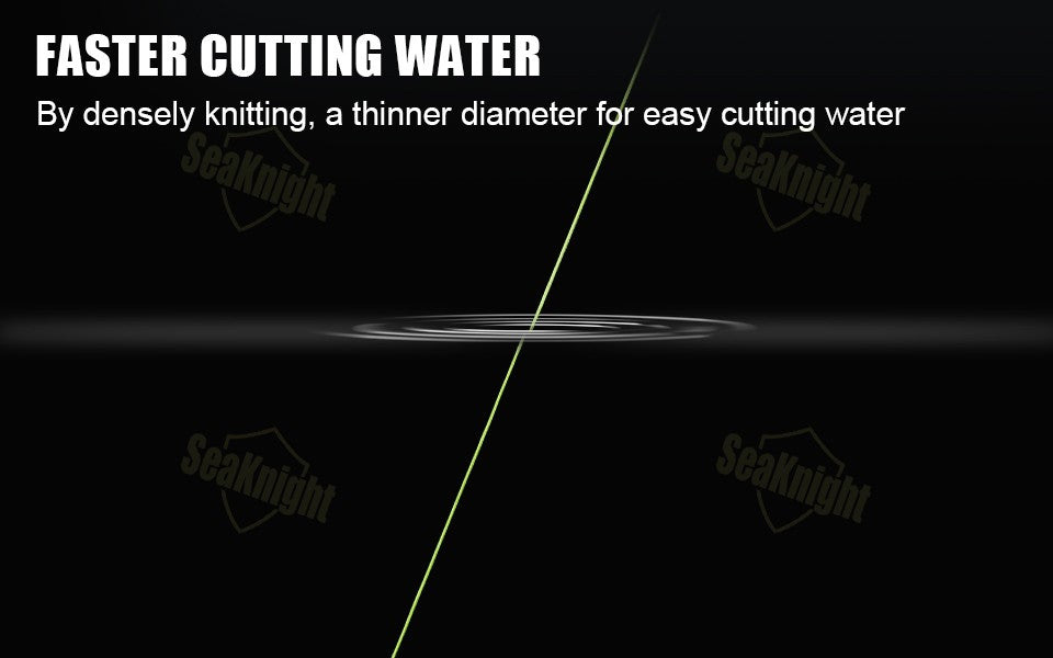 Linha de Pesca SeaKnight W8 II 300M PE, 8 Fios, Multifilamento Trançado, Revestimento Atualizado de Resina de Silicone, Pesca em Água Salgada