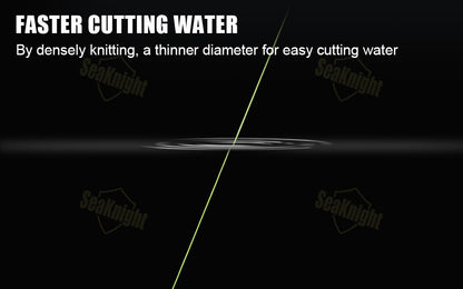 Linha de Pesca SeaKnight W8 II 300M PE, 8 Fios, Multifilamento Trançado, Revestimento Atualizado de Resina de Silicone, Pesca em Água Salgada