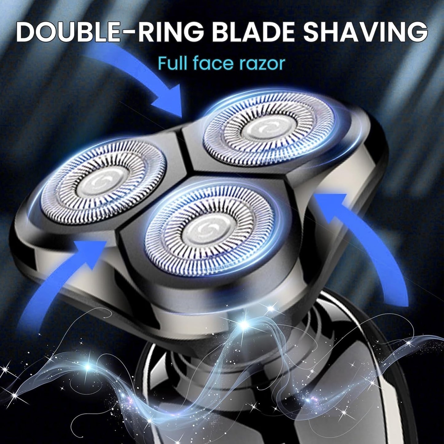 2025 New Digital Display Shaver Electric Razor Full-body Washing USB Charging Multi-functional Beard Razor