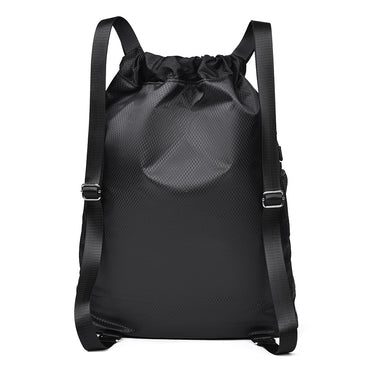 [Sports Yoga Fitness Backpack] Large Capacity Sports Drawstring Backpack-Outdoor Sports Basketball and Football Bag