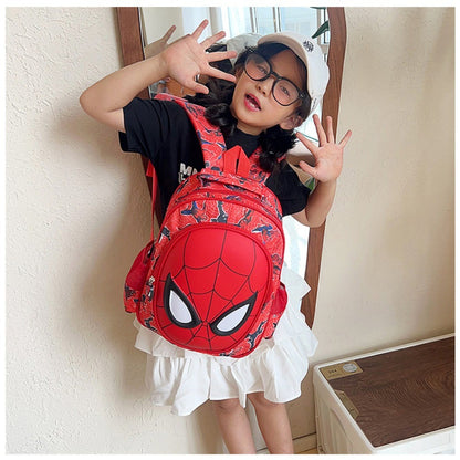 Mochila Infantil Escolar Homem-Aranha da Marvel, Bonita, Leve, Ergonômica, para Meninos e Meninas do Jardim de Infância