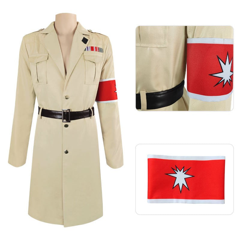 Anime Attack Final Season Freedom Mare Jacket Coat Cosplay Costume Halloween Carnival Outfit In Stock