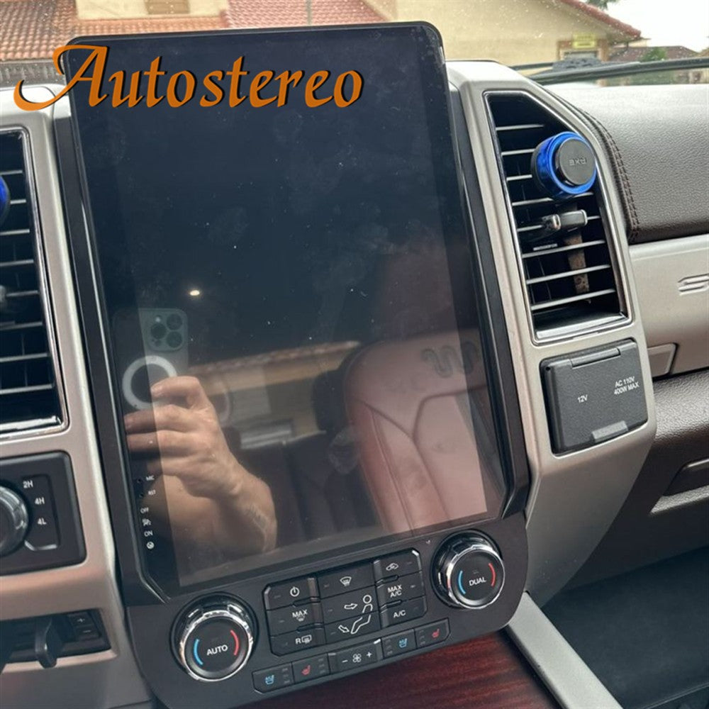 14.4 Inch Android 128G For Ford F150 F250 F350 2015-2021 Tesla Style Car GPS Navigation Multimedia Player Radio Tape Headunit HD