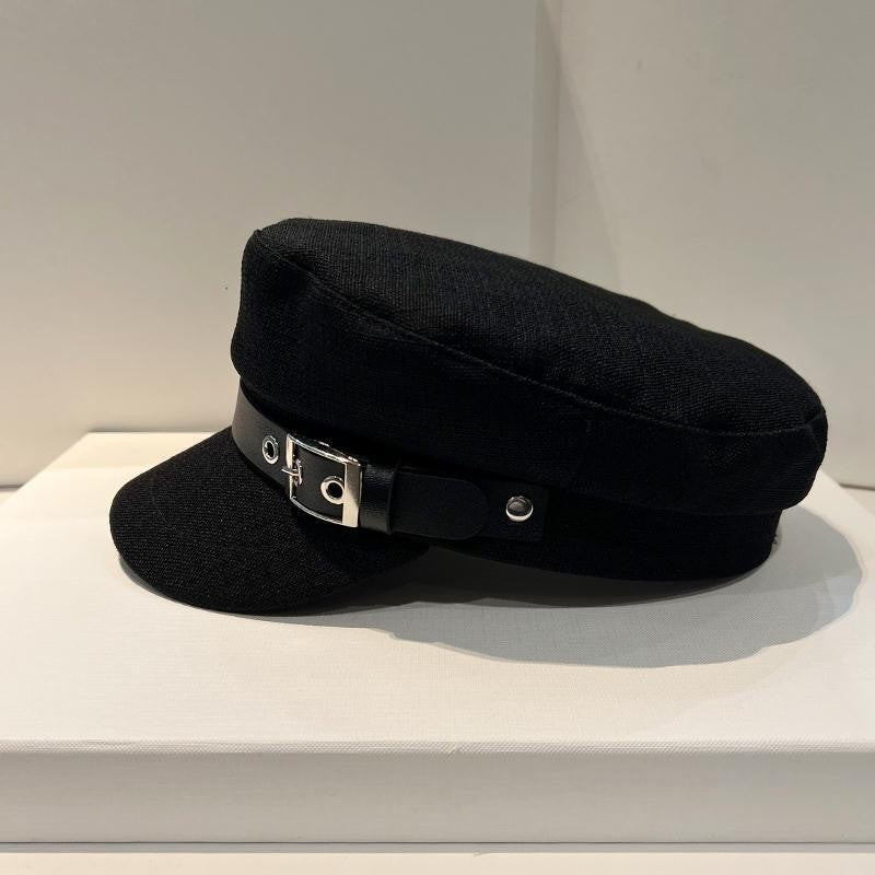 Octagonal Hat women's Flat Topped Duckbill Hat Show  Face Little Bailey Newsboy Hat Navy Hat Autumn Winter Chapeus 4m761