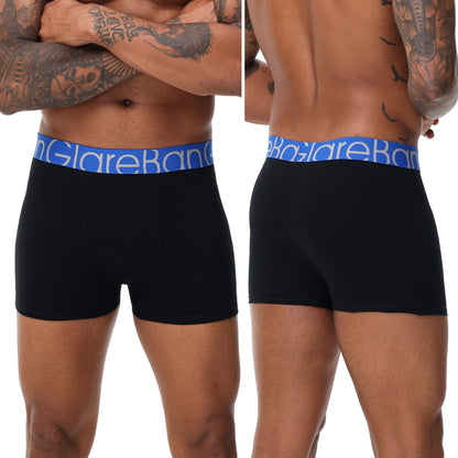 6pcs pack Black Cotton Boxer Shorts Men Underwear Soft Male Underpants for Men Homme comfortable Boxershorts Slips Panties