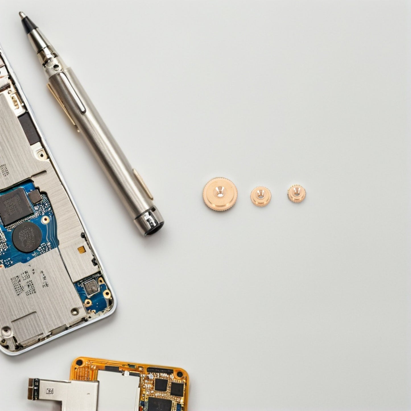 12Pcs Quartz Clock Nuts Assortment Secure Fixing Fasteners for Wall Grandfather Mantel Clock Mechanism Repair Replacement