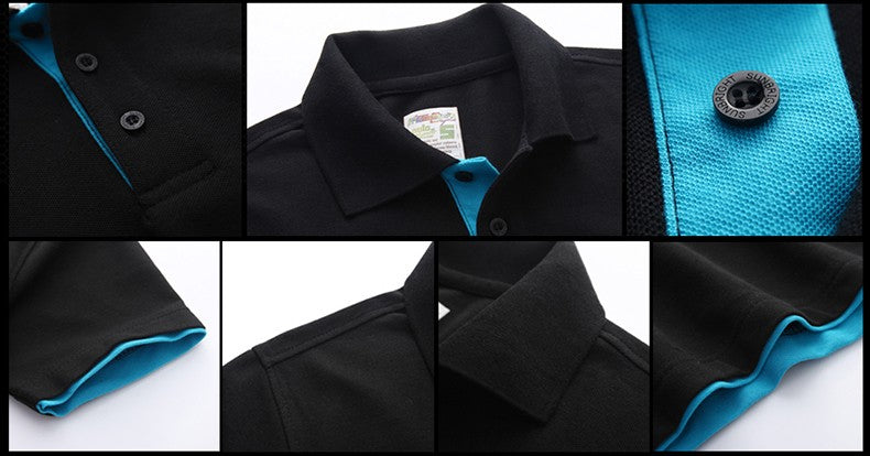 URSPORTTECH Men's Polo Shirt For Men Desiger Polos Men Cotton Short Sleeve shirt Clothes jerseys golftennis Plus Size XS- XXXL
