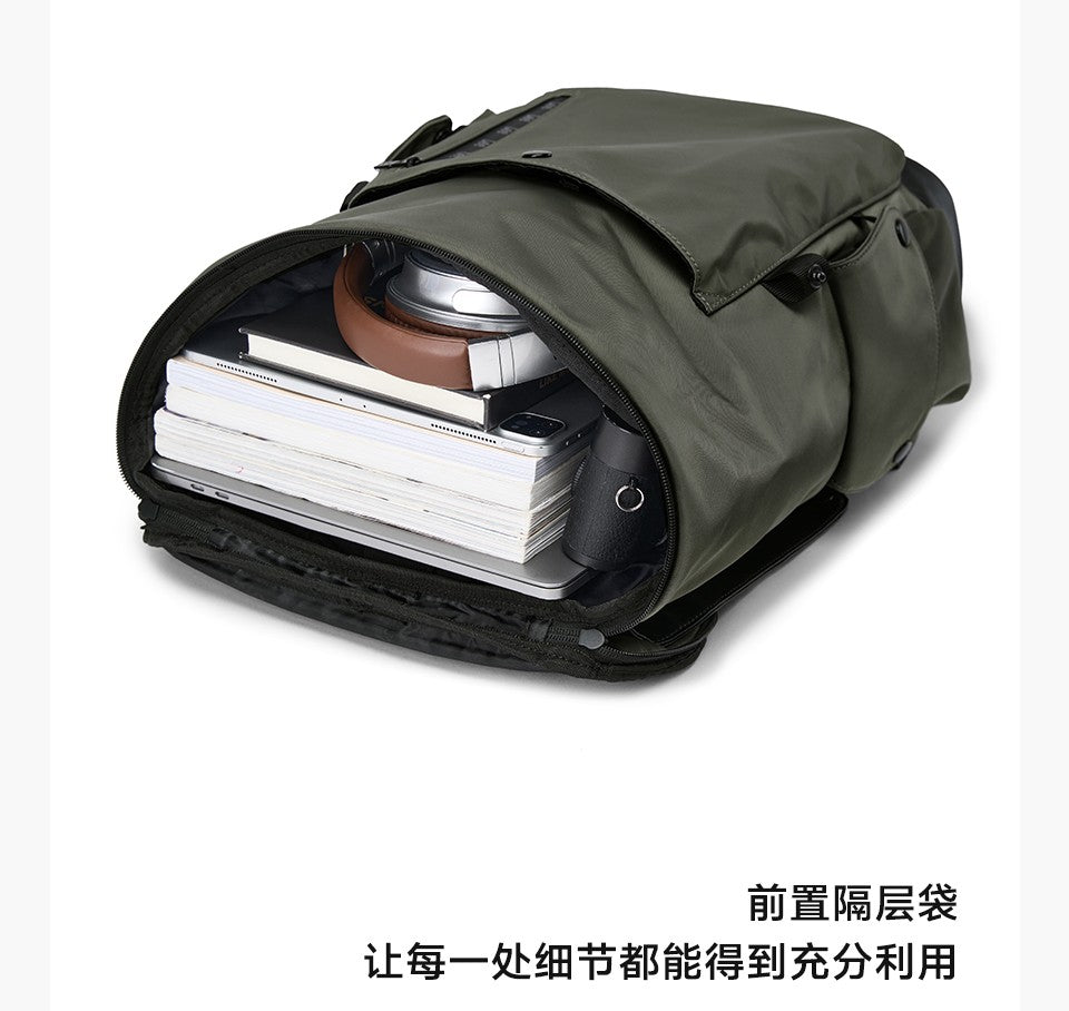 LEE New Korea Style Flip Leather Backpack Women Men Large Capacity Business Commuter Travel Rucksack Buy Laptop School Book Bag