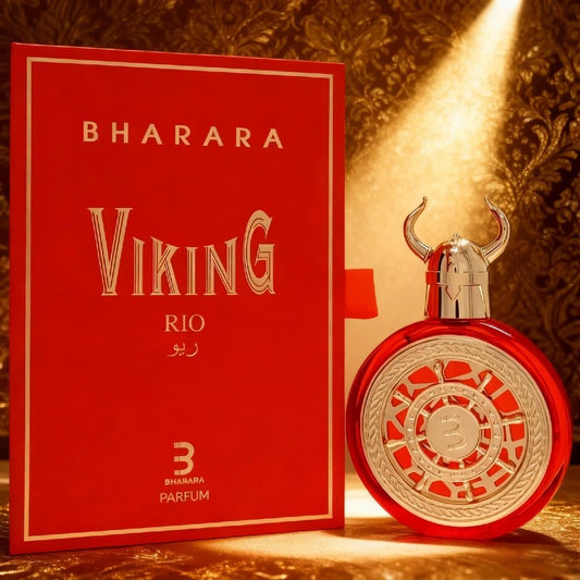 Bharara Viking Perfume for Men-Powerful Woody Leather & Tobacco Fragrance,Long Lasting Intense Scent,Strong Projection Cologne