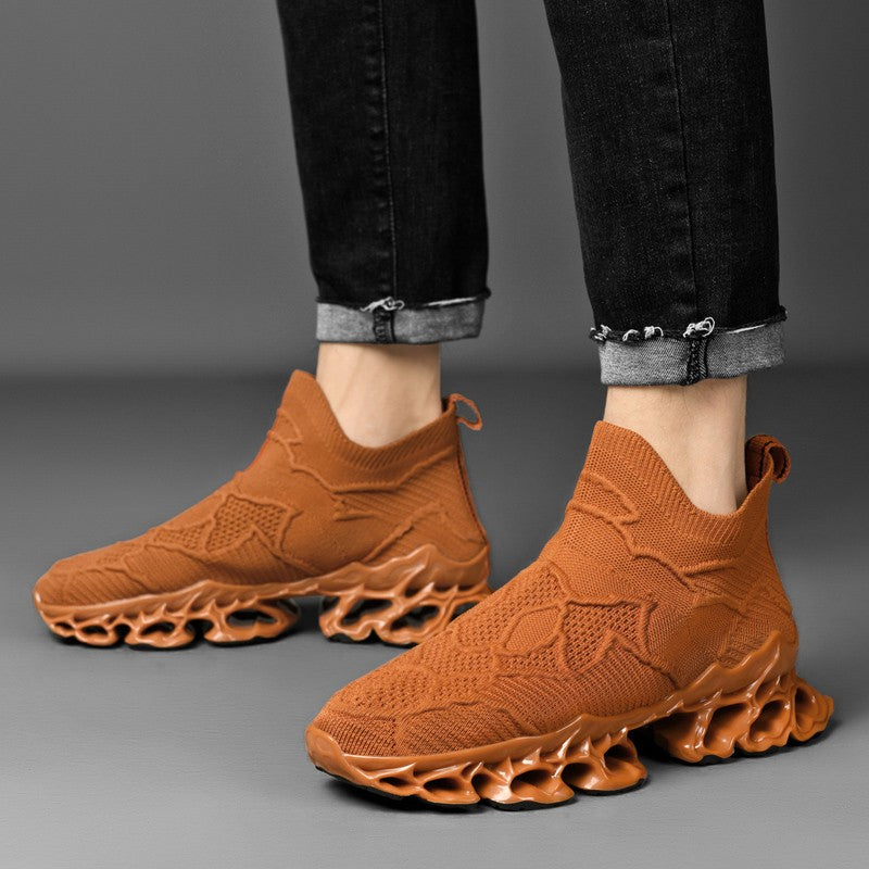 Tênis Masculino Casual Masculino Tênis Masculino de Luxo Tênis Masculino de Corrida Respirável Sapatos da moda Loafers Tênis de corrida para homens