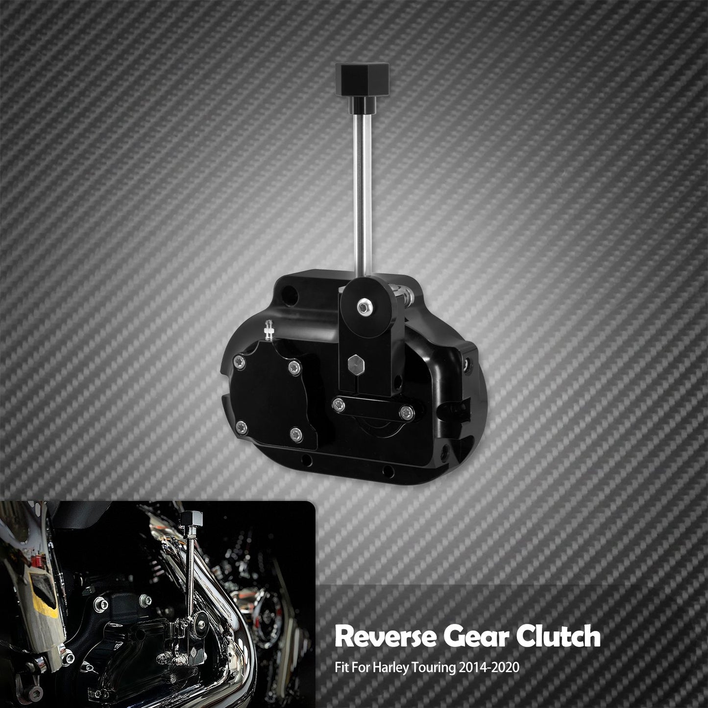 Embreagem de marcha à ré que economiza mão de obra para motocicleta, refit da embreagem de velocidade traseira para Harley Touring Street Glide FLH 08-23 Softail Breakout