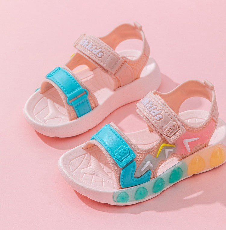 New Summer Children's Soft Soled Sandals Anti Slip Breathable For Boys And Girls Water Wading Baby Beach Sandals