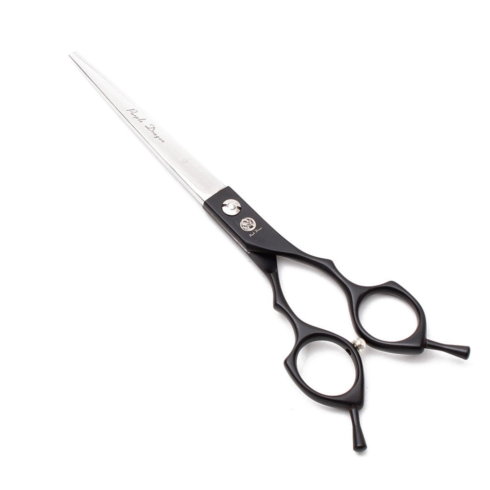 Purple Dragon 6.5" 7" Japão 440C Tesouras de Tosa para Cães Tesouras Retas Tesouras Desbastadoras Tesouras Curvas para Cima/Baixo Tesouras para Animais de Estimação Z4009