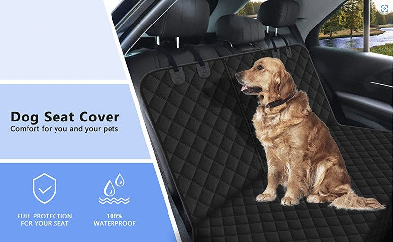 Capa de Assento de Carro para Cachorro Impermeável Transportador de Pet para Viagem Rede para Cães Pequenos Médios Grandes Tapete de Segurança para Banco Traseiro do Carro