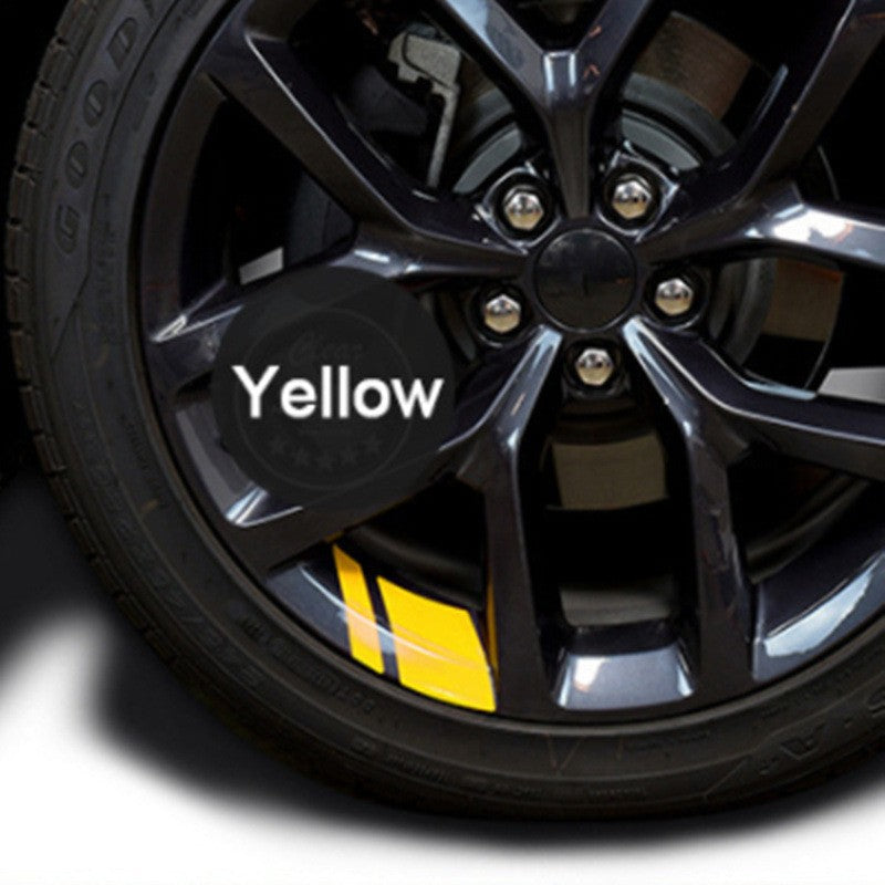6 Adesivos de Carro Reflexivos para Cubo de Roda Decalques Resistentes Tampa Acessório Exterior Decoração de Carro para Dodge Chrysler Jeep