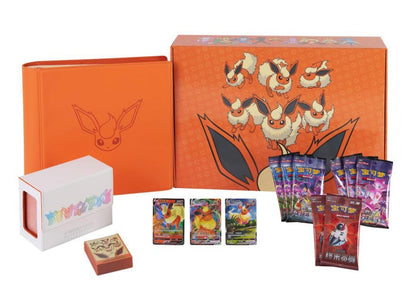 Coleção de Cartas Pokémon TCG Eevee Edição Especial Chinesa Avançada Simplificada 6.0 Coleção de Brinquedos e Jogos Personalizados Caixa de Presente