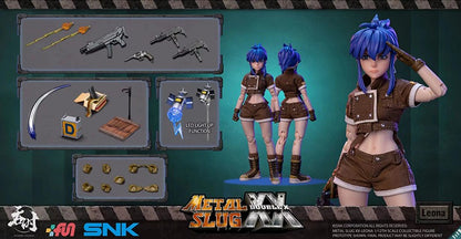 TUNSHI STUDIO METAL SLUG TS-012 1/12 Scale Female Soldier Leona 14.5cm Full Set Collectible Action Figure Model Doll