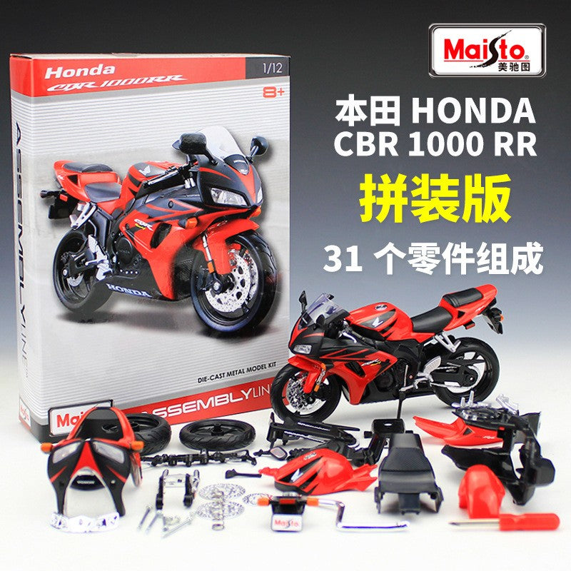 Maisto 1:12 BMW S1000RR HONDA CBR 600 RR 1000 RR KTM 690 Duke YAMAHA YZ450F Assemble DIY Motorcycle Bike Model Toy New In Box